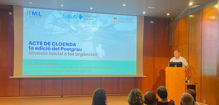 Acte de cloenda del postgrau d'urgències